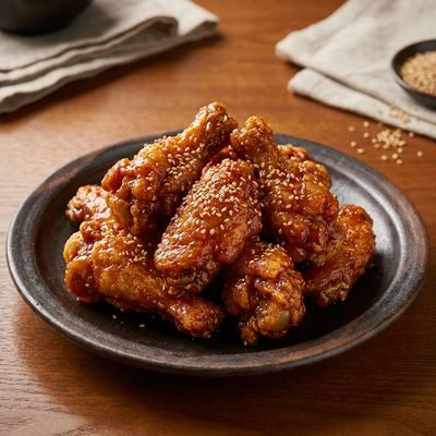 Yangnyeom Korean Fried Chicken in Sweet Chilli Glaze